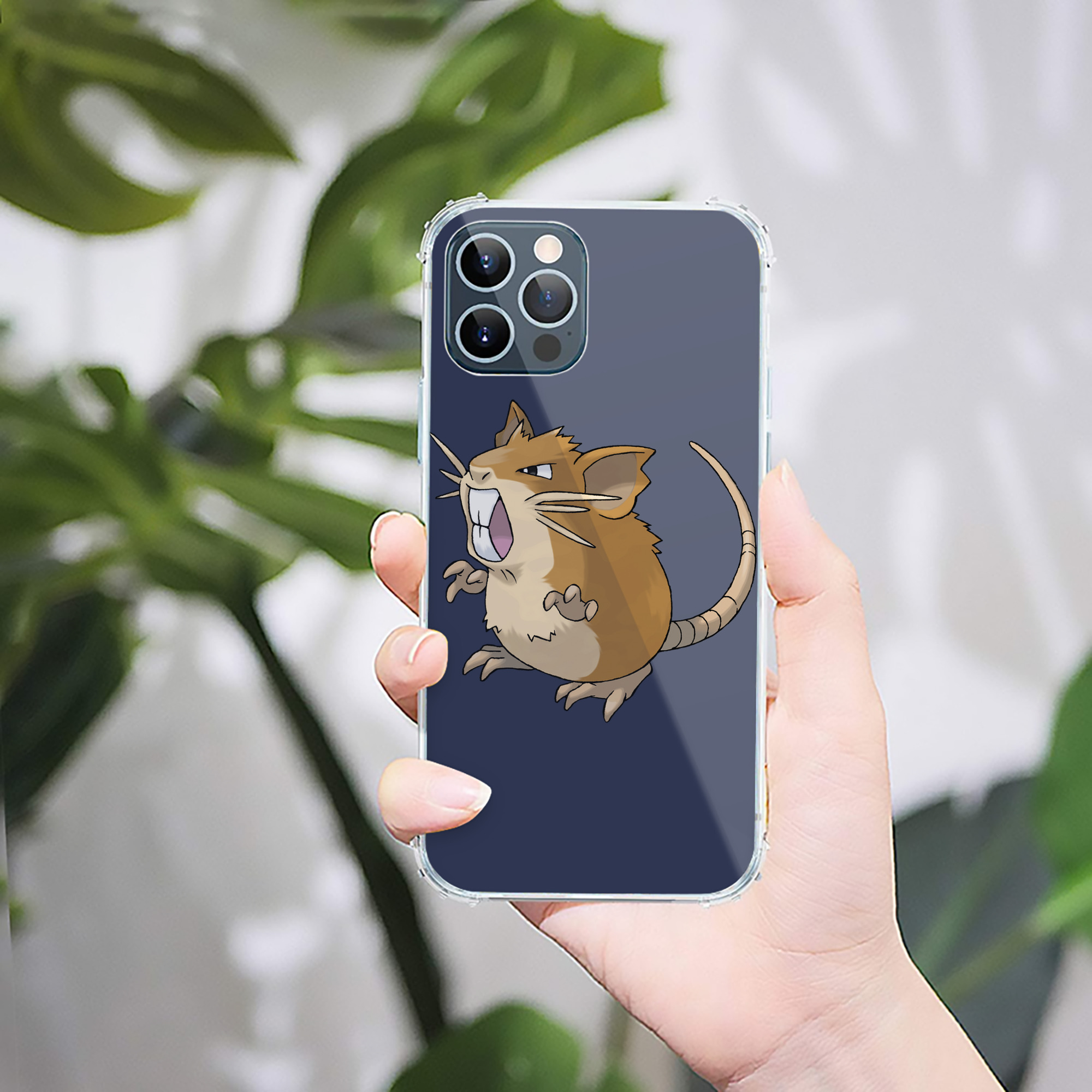 （画像用） ポケットモンスター Pokémon 【iPhone 12シリーズ対応】透明スマホケース（クリアソフトケース）